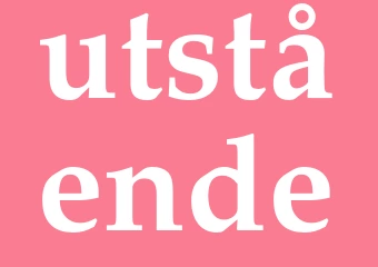 Synonym utstående
