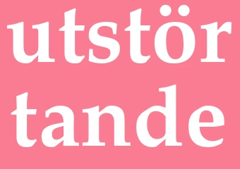 Synonym utstörtande