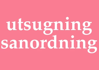 Synonym utsugningsanordning