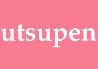 Synonym utsupen