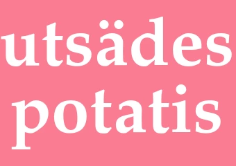 Synonym utsädespotatis