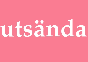Synonym utsända