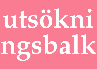 Synonym utsökningsbalk