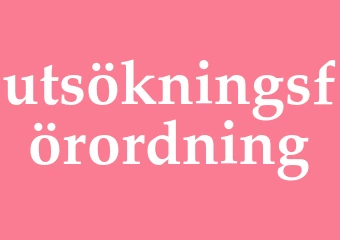 Synonym utsökningsförordning