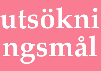 Synonym utsökningsmål