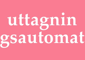 Synonym uttagningsautomat