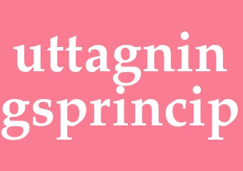 Synonym uttagningsprincip