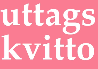 Synonym uttagskvitto