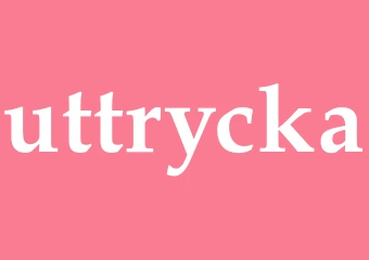 Synonym uttrycka
