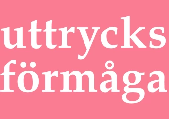 Synonym uttrycksförmåga
