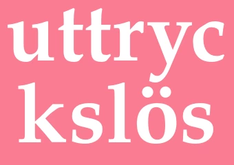 Synonym uttryckslös