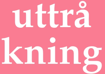 Synonym uttråkning