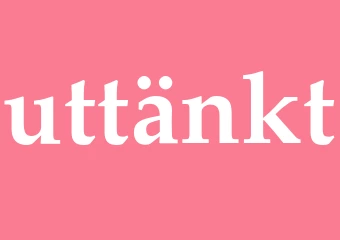 Synonym uttänkt