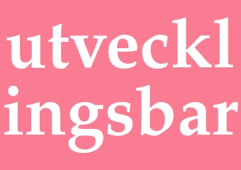 Synonym utvecklingsbar