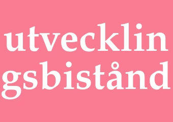 Synonym utvecklingsbistånd