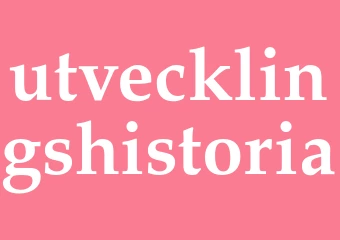 Synonym utvecklingshistoria