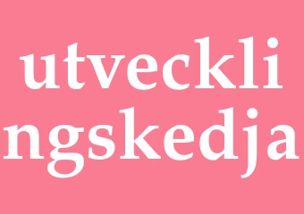 Synonym utvecklingskedja