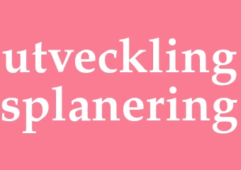 Synonym utvecklingsplanering
