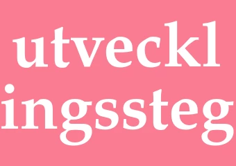 Synonym utvecklingssteg