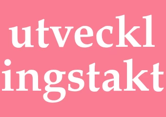 Synonym utvecklingstakt
