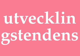 Synonym utvecklingstendens
