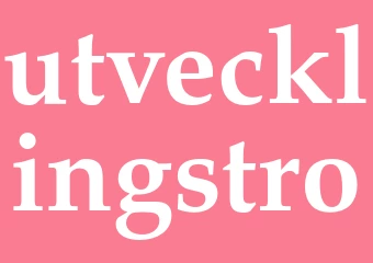 Synonym utvecklingstro