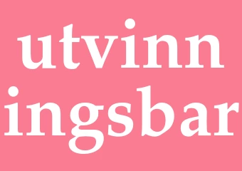 Synonym utvinningsbar
