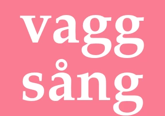 Synonym vaggsång