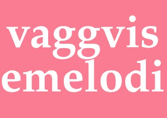 Synonym vaggvisemelodi