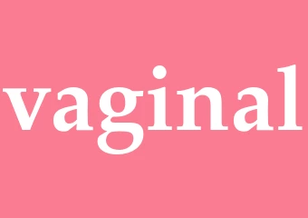 Synonym vaginal