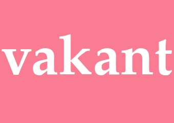 Synonym vakant