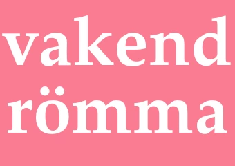 Synonym vakendrömma