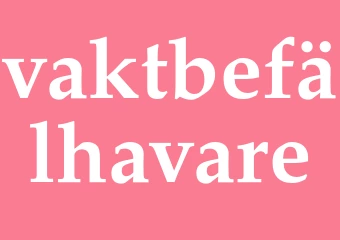 Synonym vaktbefälhavare