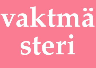 Synonym vaktmästeri