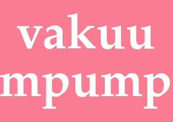 Synonym vakuumpump