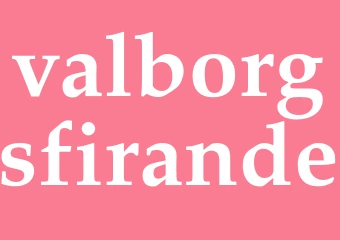 Synonym valborgsfirande