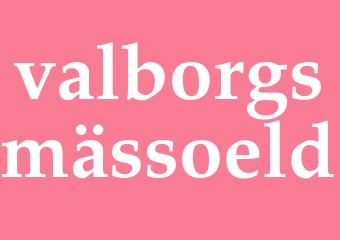 Synonym valborgsmässoeld