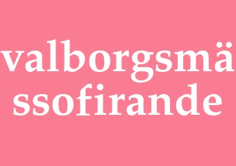 Synonym valborgsmässofirande
