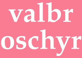 Synonym valbroschyr