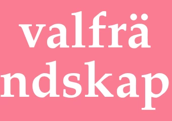Synonym valfrändskap
