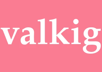 Synonym valkig