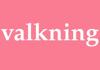 Synonym valkning
