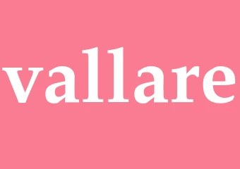 Synonym vallare