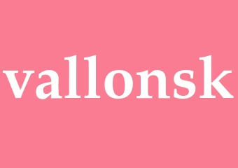 Synonym vallonsk