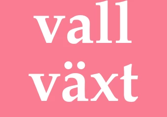 Synonym vallväxt