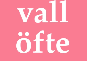 Synonym vallöfte