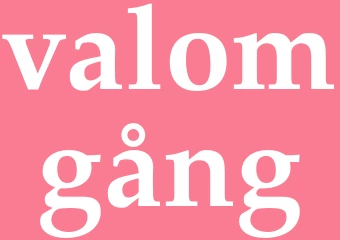 Synonym valomgång