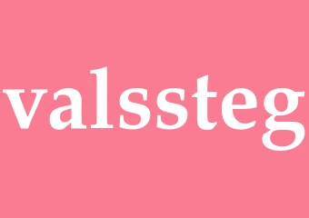 Synonym valssteg