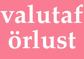 Synonym valutaförlust