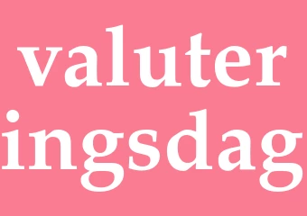 Synonym valuteringsdag